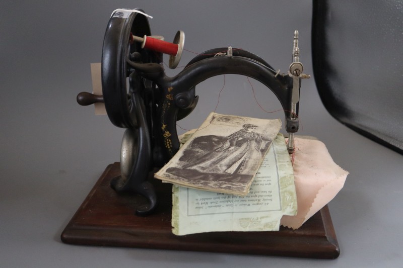 A Wilcox and Gibbs Patent sewing machine